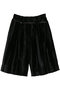 Fake Hair Calf Two-tuck Shorts/フェイクハラコツータックハーフパンツ メゾンスペシャル/MAISON SPECIAL BLK(ブラック)
