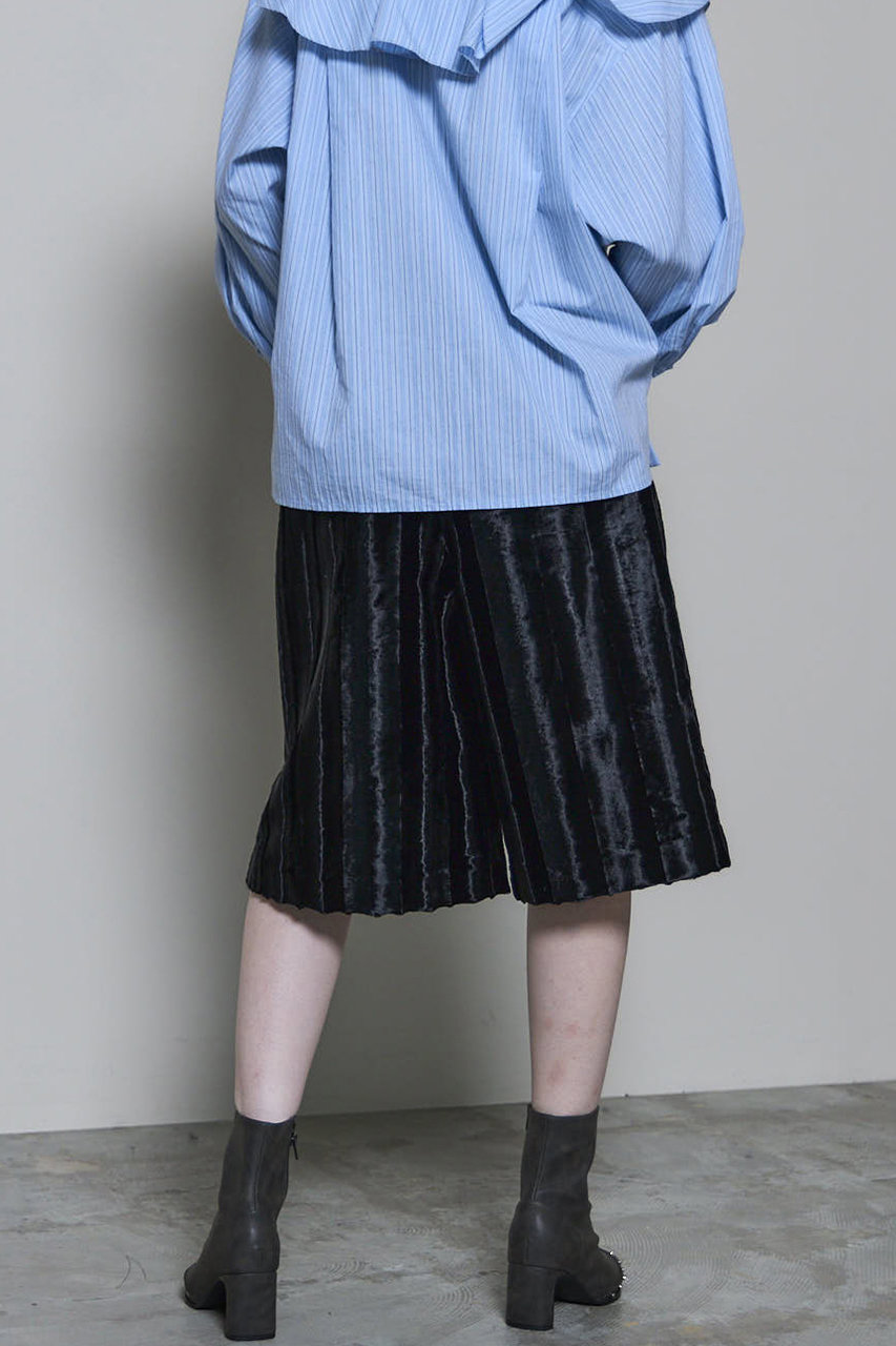 MAISON SPECIAL(メゾンスペシャル)｜Fake Hair Calf Two-tuck Shorts