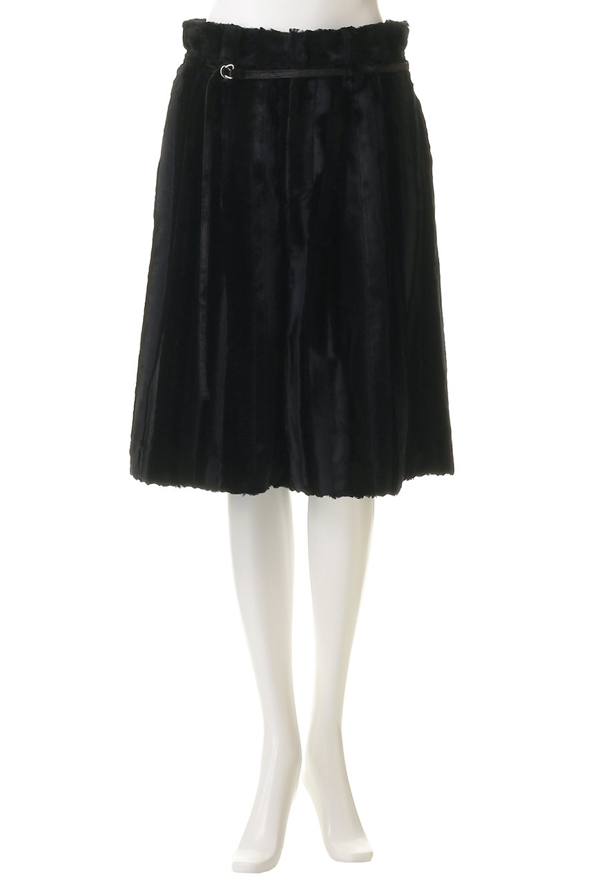 MAISON SPECIAL(メゾンスペシャル)｜Fake Hair Calf Two-tuck Shorts
