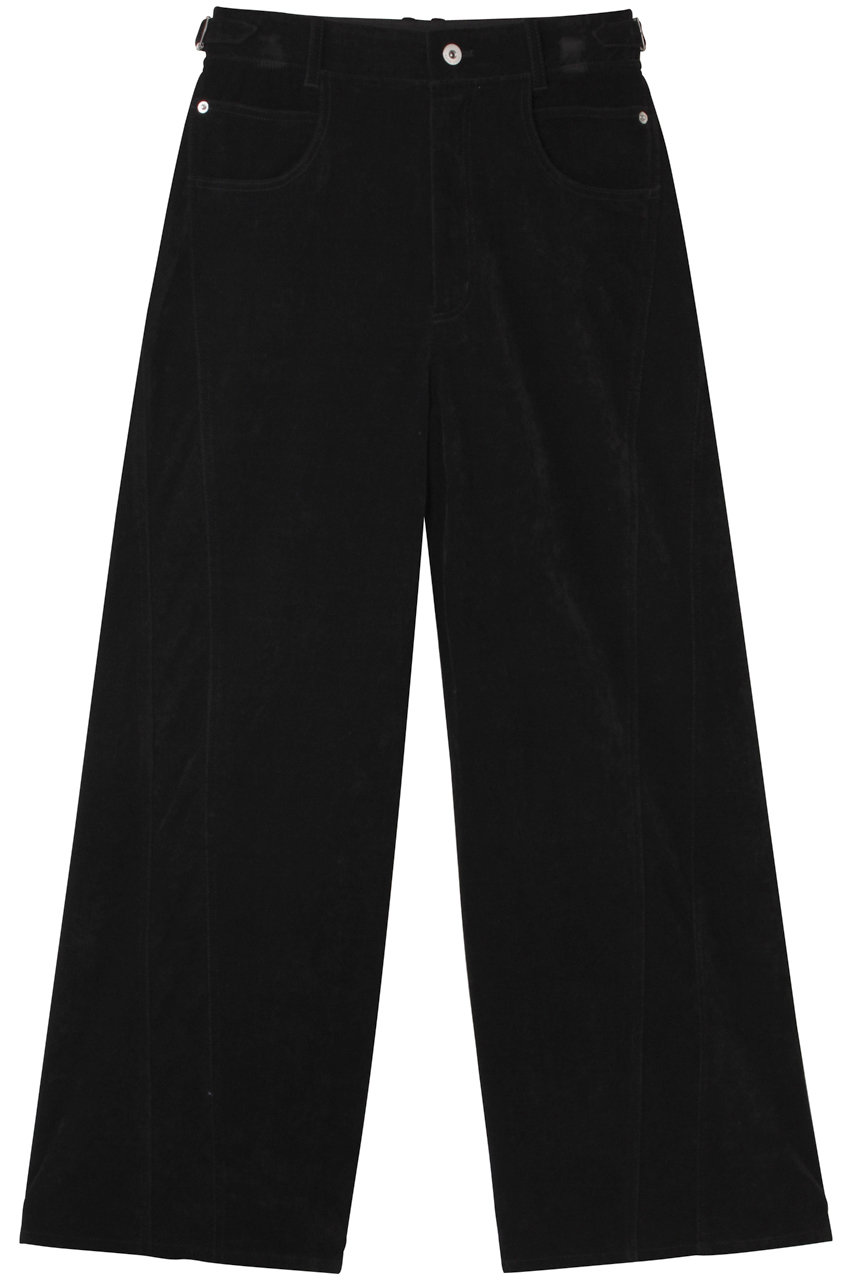 MAISON SPECIAL Chambray Corduroy Wide Pants/シャンブレーコーデュロイワイドパンツ (BLK(ブラック), 38) メゾンスペシャル ELLE SHOP MAISON SPECIAL Chambray Corduroy Wide Pants/シャンブレーコーデュロイワイドパンツ (BLK(ブラック), 38) メゾンスペシャル ELLE SHOP