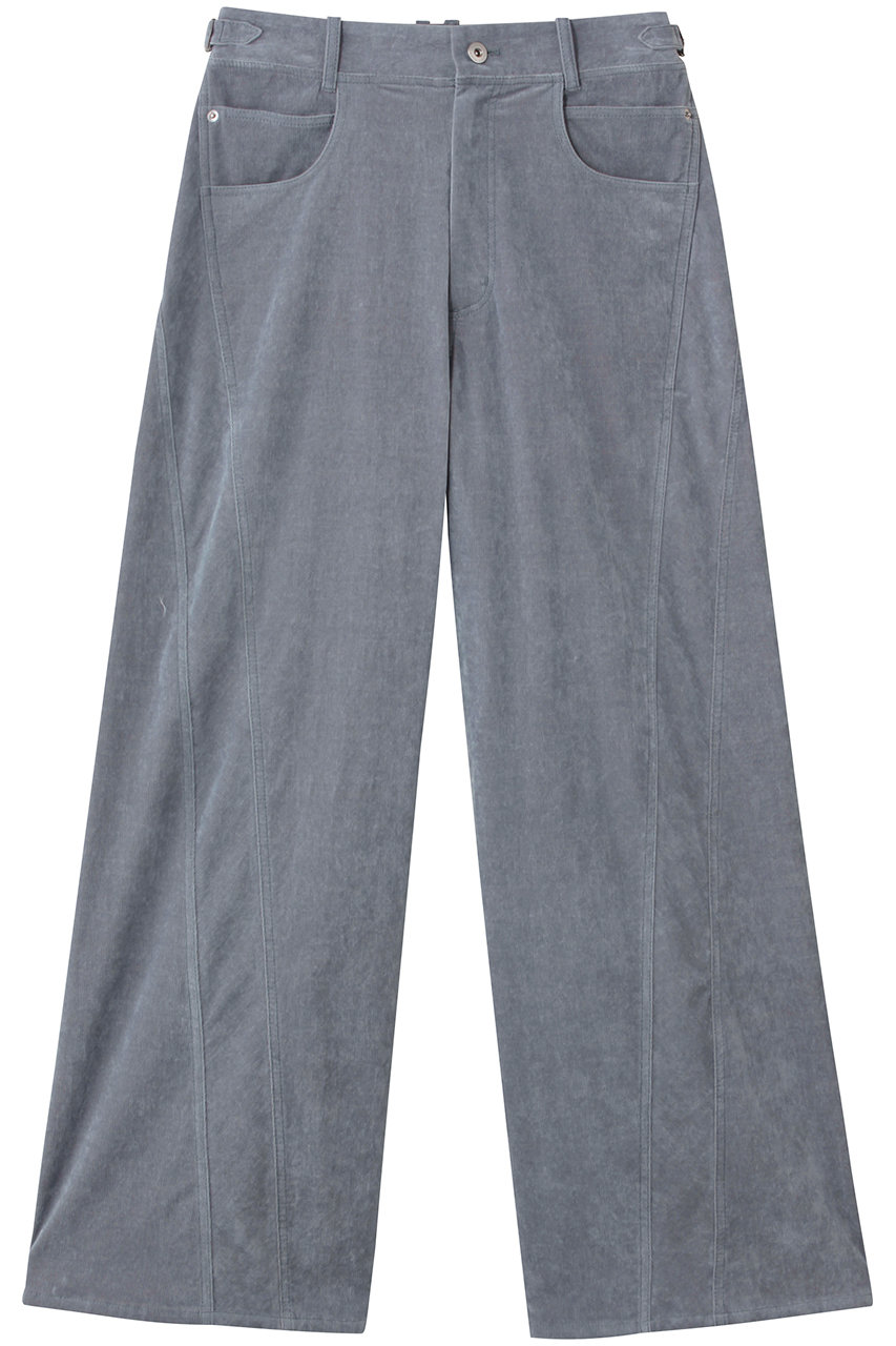 MAISON SPECIAL Chambray Corduroy Wide Pants/シャンブレーコーデュロイワイドパンツ (BLU(ブルー), 38) メゾンスペシャル ELLE SHOP MAISON SPECIAL Chambray Corduroy Wide Pants/シャンブレーコーデュロイワイドパンツ (BLU(ブルー), 38) メゾンスペシャル ELLE SHOP