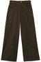 Chambray Corduroy Wide Pants/シャンブレーコーデュロイワイドパンツ メゾンスペシャル/MAISON SPECIAL KHK(カーキ)