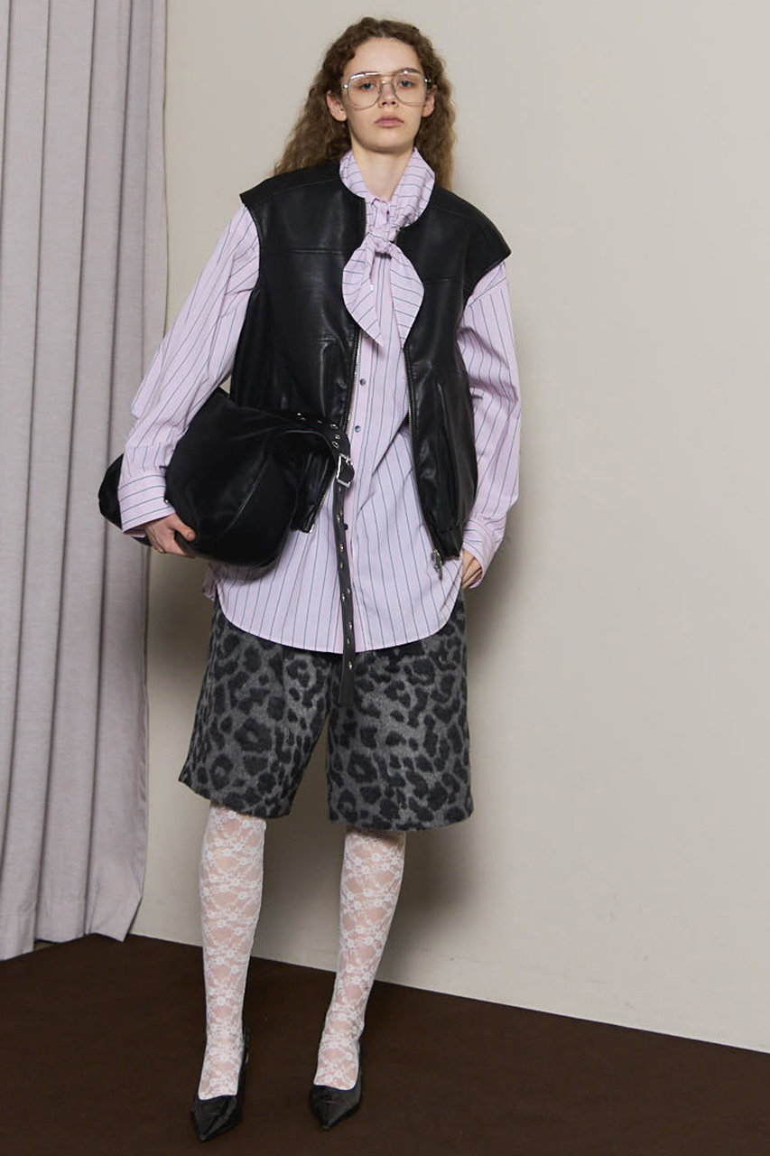 MAISON SPECIAL レオパード ジャケット ブルゾン メゾンスペシャル leopard Military Cape Jacket/レオパードミリタリーケープ