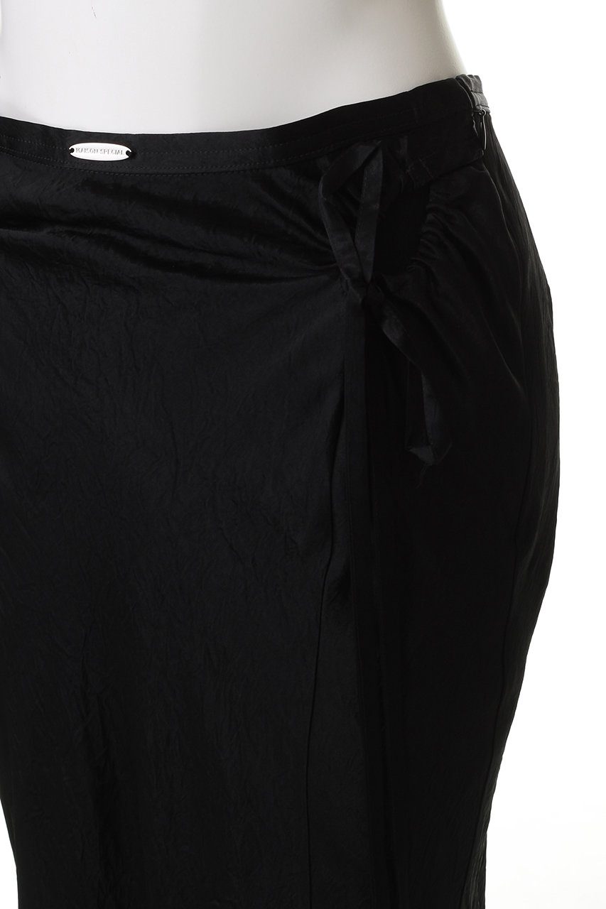 MAISON SPECIAL(メゾンスペシャル)｜Ribbon Satin Mermaid Skirt