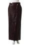 Waist Cross faux Leather Tight Slit Skirt/ウエストクロスフェイクレザータイトスリットスカート メゾンスペシャル/MAISON SPECIAL