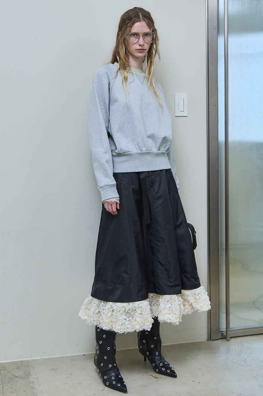 MAISON SPECIAL(メゾンスペシャル)｜Belted 2way Flower Hem Volume