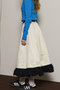 Belted 2way Flower Hem Volume Skirt/ベルテッド2WAYフラワーヘムボリューミースカート メゾンスペシャル/MAISON SPECIAL