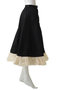 Belted 2way Flower Hem Volume Skirt/ベルテッド2WAYフラワーヘムボリューミースカート メゾンスペシャル/MAISON SPECIAL