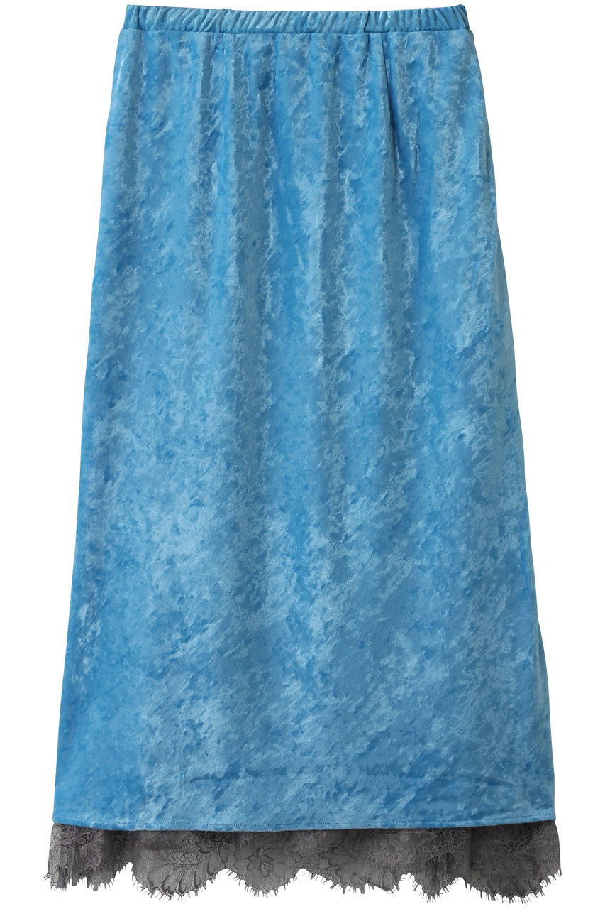 MAISON SPECIAL Multiway Velor Mermaid Mid-calf Skirt/マルチウェイベロアマーメイドミモレスカート (BLU(ブルー), 38) メゾンスペシャル ELLE SHOP MAISON SPECIAL Multiway Velor Mermaid Mid-calf Skirt/マルチウェイベロアマーメイドミモレスカート (BLU(ブルー), 38) メゾンスペシャル ELLE SHOP