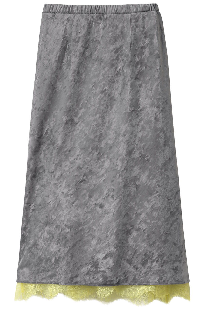 MAISON SPECIAL Multiway Velor Mermaid Mid-calf Skirt/マルチウェイベロアマーメイドミモレスカート (GRY(グレー), 38) メゾンスペシャル ELLE SHOP MAISON SPECIAL Multiway Velor Mermaid Mid-calf Skirt/マルチウェイベロアマーメイドミモレスカート (GRY(グレー), 38) メゾンスペシャル ELLE SHOP