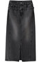 2way High Waist Denim Skirt/2WAYハイウエストデニムスカート メゾンスペシャル/MAISON SPECIAL BLK(ブラック)