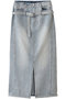 2way High Waist Denim Skirt/2WAYハイウエストデニムスカート メゾンスペシャル/MAISON SPECIAL BLU(ブルー)