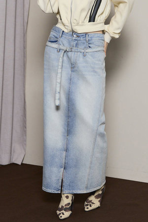 メゾンスペシャル/MAISON SPECIALの2way High Waist Denim Skirt/2WAYハイウエストデニムスカート(110700/110703)