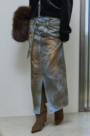 メゾンスペシャル/MAISON SPECIALの2way High Waist Denim Skirt/2WAYハイウエストデニムスカート(110700/110703)