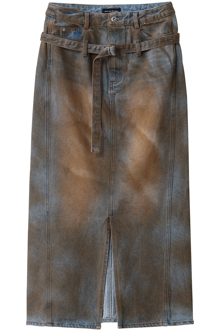 MAISON SPECIAL 2way High Waist Denim Skirt/2WAYハイウエストデニムスカート (BRN(ブラウン), 38) メゾンスペシャル ELLE SHOP MAISON SPECIAL 2way High Waist Denim Skirt/2WAYハイウエストデニムスカート (BRN(ブラウン), 38) メゾンスペシャル ELLE SHOP