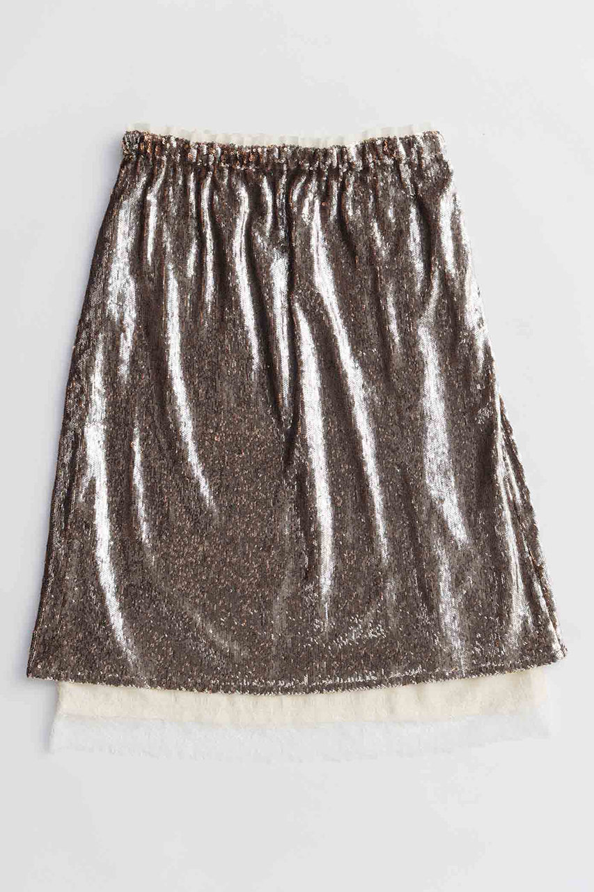 MAISON SPECIAL Lace Combination Sequin Skirt/レースコンビスパンコールスカート (BRN(ブラウン), 36) メゾンスペシャル ELLE SHOP MAISON SPECIAL Lace Combination Sequin Skirt/レースコンビスパンコールスカート (BRN(ブラウン), 36) メゾンスペシャル ELLE SHOP