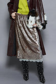 Lace Combination Sequin Skirt/レースコンビスパンコールスカート