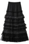Volume Tulle Ruffle Skirt/ボリュームチュールフリルスカート メゾンスペシャル/MAISON SPECIAL BLK(ブラック)