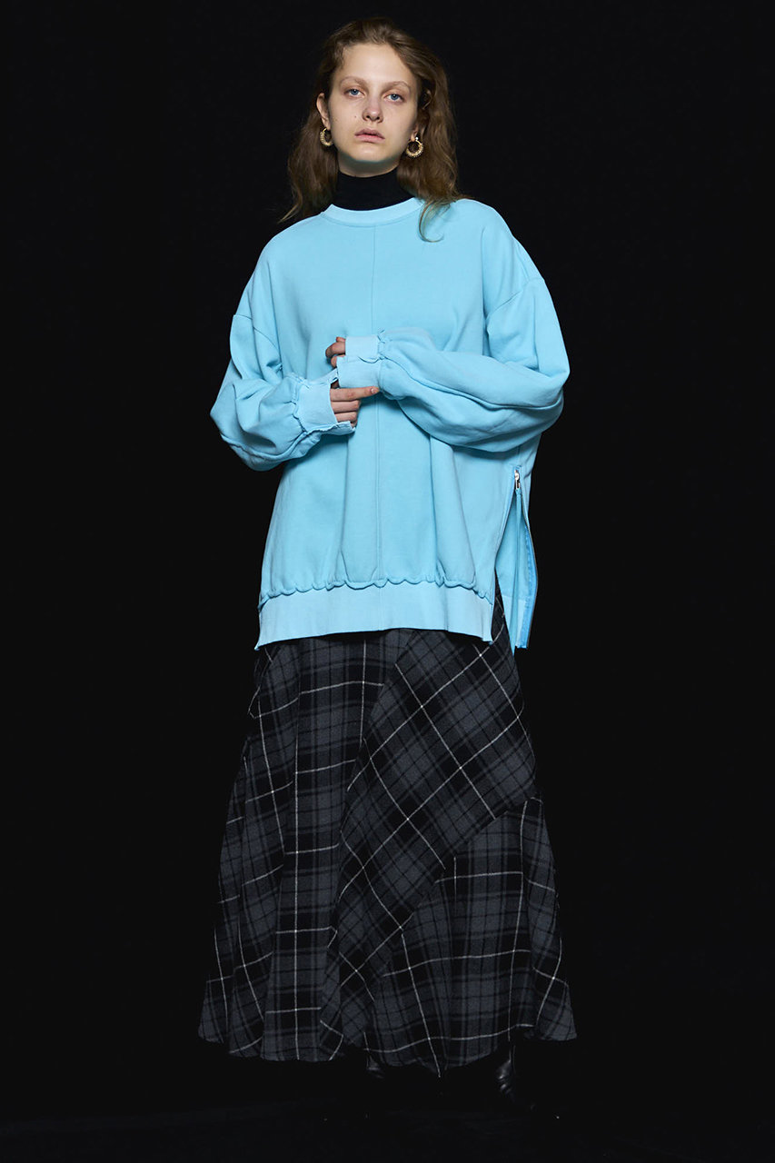 MAISON SPECIAL(メゾンスペシャル)｜Random Plaid Flare Skirt