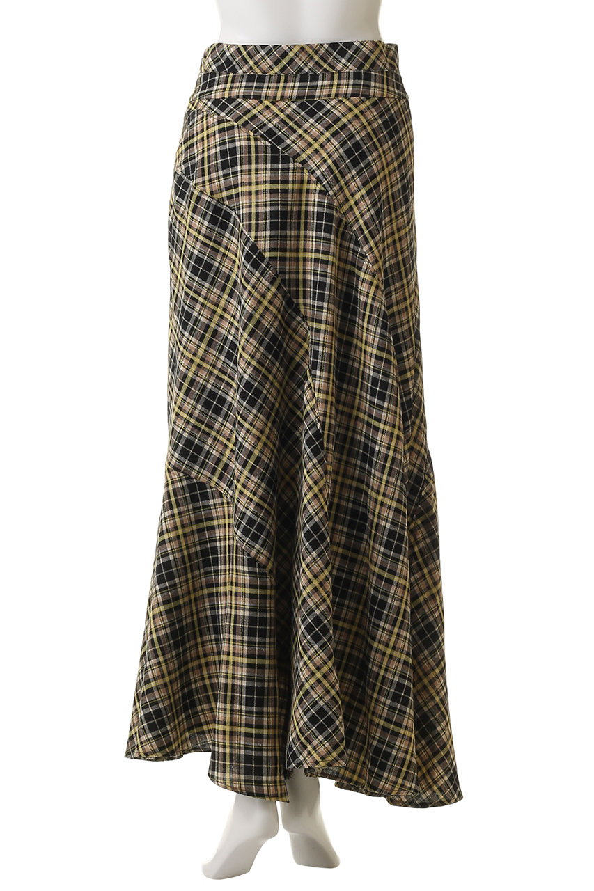 MAISON SPECIAL(メゾンスペシャル)｜Random Plaid Flare Skirt