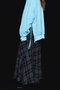 Random Plaid Flare Skirt/ランダムチェックフレアスカート メゾンスペシャル/MAISON SPECIAL
