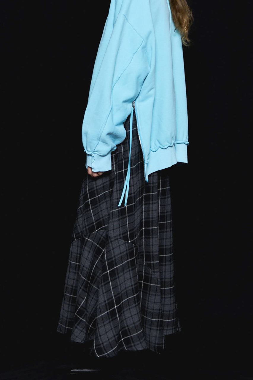 MAISON SPECIAL(メゾンスペシャル)｜Random Plaid Flare Skirt