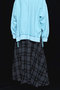 Random Plaid Flare Skirt/ランダムチェックフレアスカート メゾンスペシャル/MAISON SPECIAL