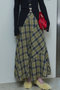 Random Plaid Flare Skirt/ランダムチェックフレアスカート メゾンスペシャル/MAISON SPECIAL