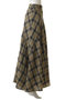 Random Plaid Flare Skirt/ランダムチェックフレアスカート メゾンスペシャル/MAISON SPECIAL