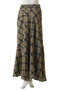 Random Plaid Flare Skirt/ランダムチェックフレアスカート メゾンスペシャル/MAISON SPECIAL