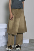 Asymmetry Denim Skirt/アシンメトリーデニムスカート