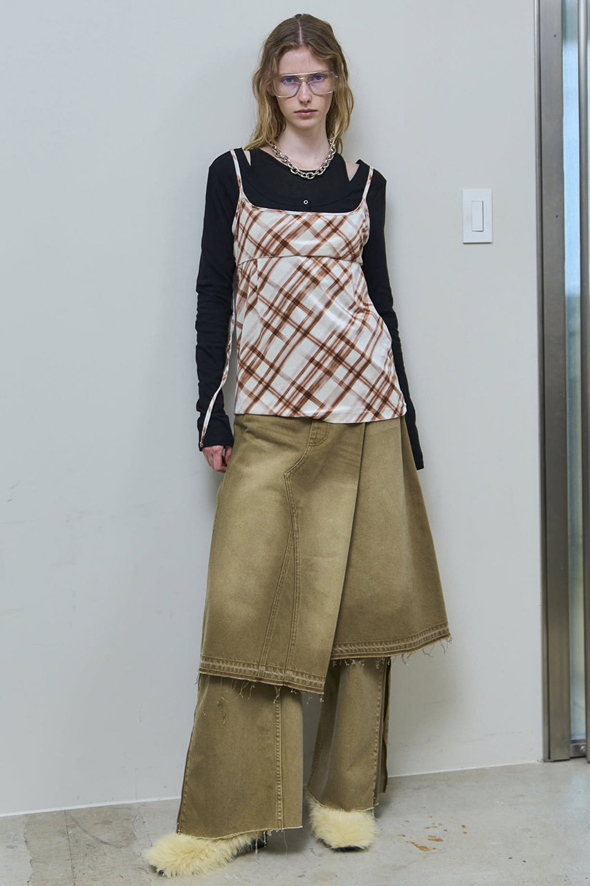 MAISON SPECIAL(メゾンスペシャル)｜Asymmetry Denim Skirt