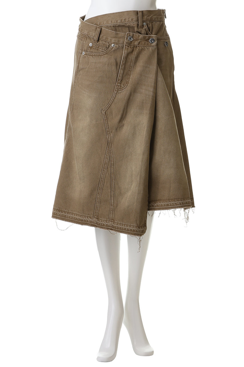 MAISON SPECIAL(メゾンスペシャル)｜Asymmetry Denim Skirt