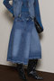 Asymmetry Denim Skirt/アシンメトリーデニムスカート メゾンスペシャル/MAISON SPECIAL