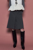 Box Pleats Mid-length Skirt/ボックスプリーツミモレスカート
