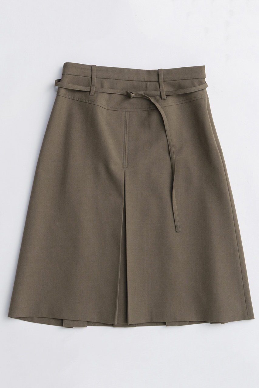 MAISON SPECIAL Box Pleats Mid-length Skirt/ボックスプリーツミモレスカート (KHK(カーキ), 36) メゾンスペシャル ELLE SHOP MAISON SPECIAL Box Pleats Mid-length Skirt/ボックスプリーツミモレスカート (KHK(カーキ), 36) メゾンスペシャル ELLE SHOP