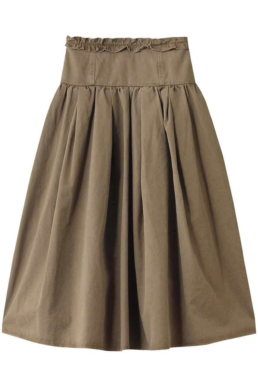 MAISON SPECIAL Waist Frill Mid-length Skirt/ウエストフリルミモレスカート (BGE(ベージュ), 38) メゾンスペシャル ELLE SHOP MAISON SPECIAL Waist Frill Mid-length Skirt/ウエストフリルミモレスカート (BGE(ベージュ), 38) メゾンスペシャル ELLE SHOP
