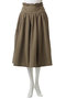 Waist Frill Mid-length Skirt/ウエストフリルミモレスカート メゾンスペシャル/MAISON SPECIAL