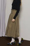 Waist Frill Mid-length Skirt/ウエストフリルミモレスカート メゾンスペシャル/MAISON SPECIAL