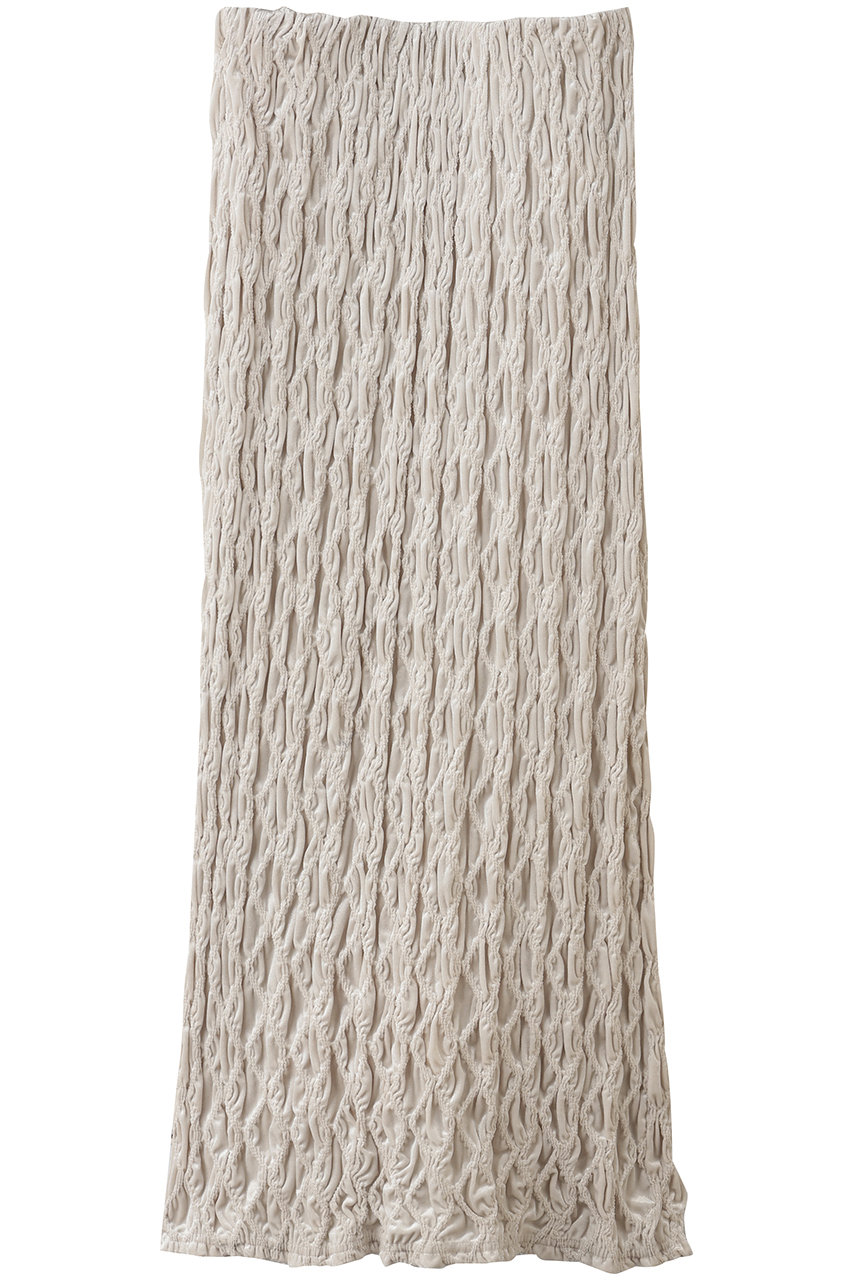MAISON SPECIAL Velor Shirring Skirt/ベロアシャーリングスカート (O.WHT(オフホワイト), 38) メゾンスペシャル ELLE SHOP MAISON SPECIAL Velor Shirring Skirt/ベロアシャーリングスカート (O.WHT(オフホワイト), 38) メゾンスペシャル ELLE SHOP