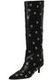 Low Heels Studs Loose Long Boots/ローヒールルーズスタッズロングブーツ メゾンスペシャル/MAISON SPECIAL