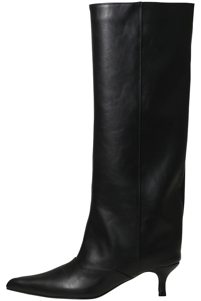 MAISON SPECIAL Low Heels Loose Long Boots/ローヒールルーズロングブーツ (BLK(ブラック), 36(約23cm)) メゾンスペシャル ELLE SHOP MAISON SPECIAL Low Heels Loose Long Boots/ローヒールルーズロングブーツ (BLK(ブラック), 36(約23cm)) メゾンスペシャル ELLE SHOP