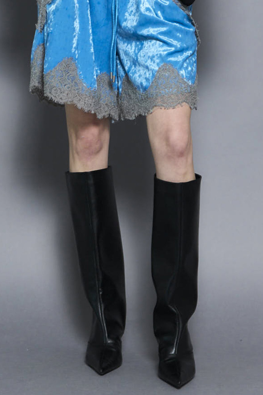 MAISON SPECIAL(メゾンスペシャル)｜Low Heels Loose Long Boots