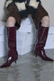 Low Heels Loose Long Boots/ローヒールルーズロングブーツ メゾンスペシャル/MAISON SPECIAL