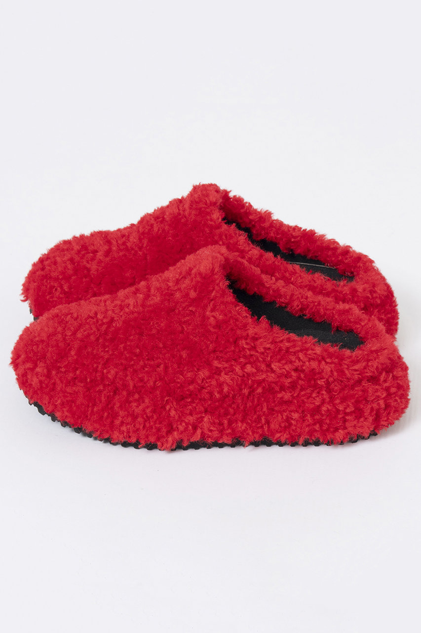 MAISON SPECIAL ファーサボ RED 38 MAISON SPECIAL(メゾンスペシャル)｜Multi Fabric Sabot Shoes
