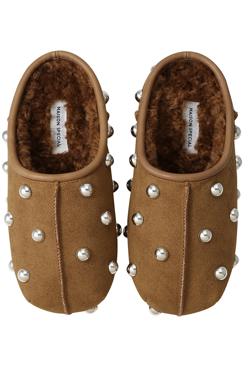 MAISON SPECIAL(メゾンスペシャル)｜Studs Mouton Sabot Shoes
