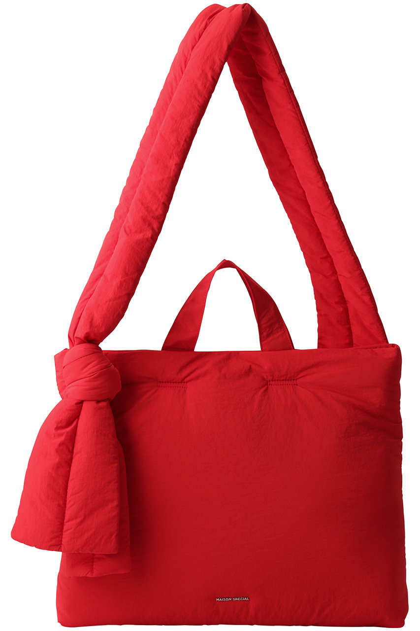 MAISON SPECIAL Double Knot Tote Bag/ダブルノットトートバッグ (RED(レッド), FREE) メゾンスペシャル ELLE SHOP MAISON SPECIAL Double Knot Tote Bag/ダブルノットトートバッグ (RED(レッド), FREE) メゾンスペシャル ELLE SHOP