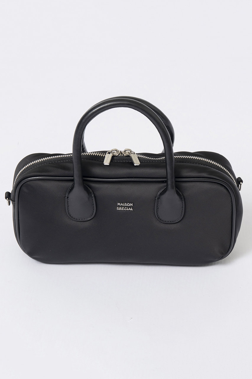 MAISON SPECIAL Nylon Boston Bag/ナイロンボストンバッグ (BLK(ブラック), FREE) メゾンスペシャル ELLE SHOP MAISON SPECIAL Nylon Boston Bag/ナイロンボストンバッグ (BLK(ブラック), FREE) メゾンスペシャル ELLE SHOP