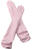 Side Gathers faux Leather Long Gloves/サイドギャザーフェイクレザーロンググローブ