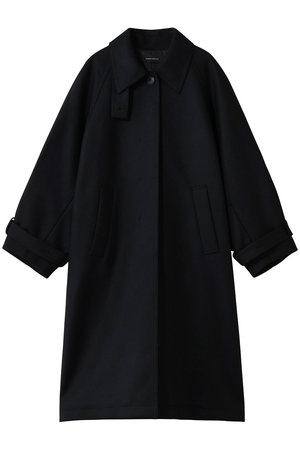 メゾンスペシャル/MAISON SPECIALのClear Melton Balmacaan Coat/クリアメルトンステンカラーコート(110900/110903)